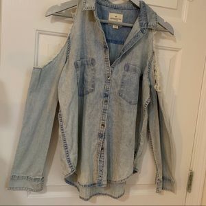 3 for $25 American Eagle denim button up shirt